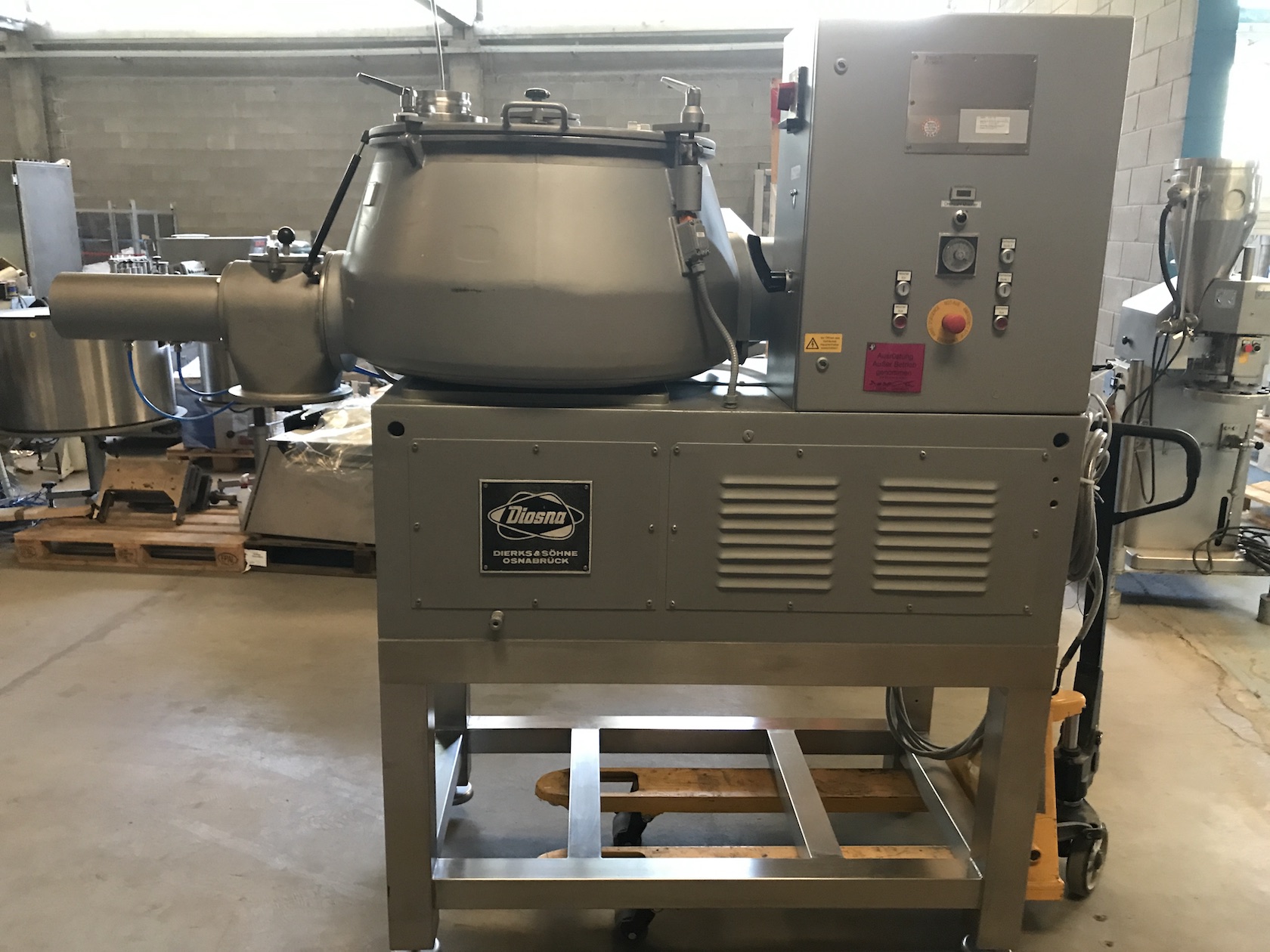 High speed mixer granulator Diosna V250