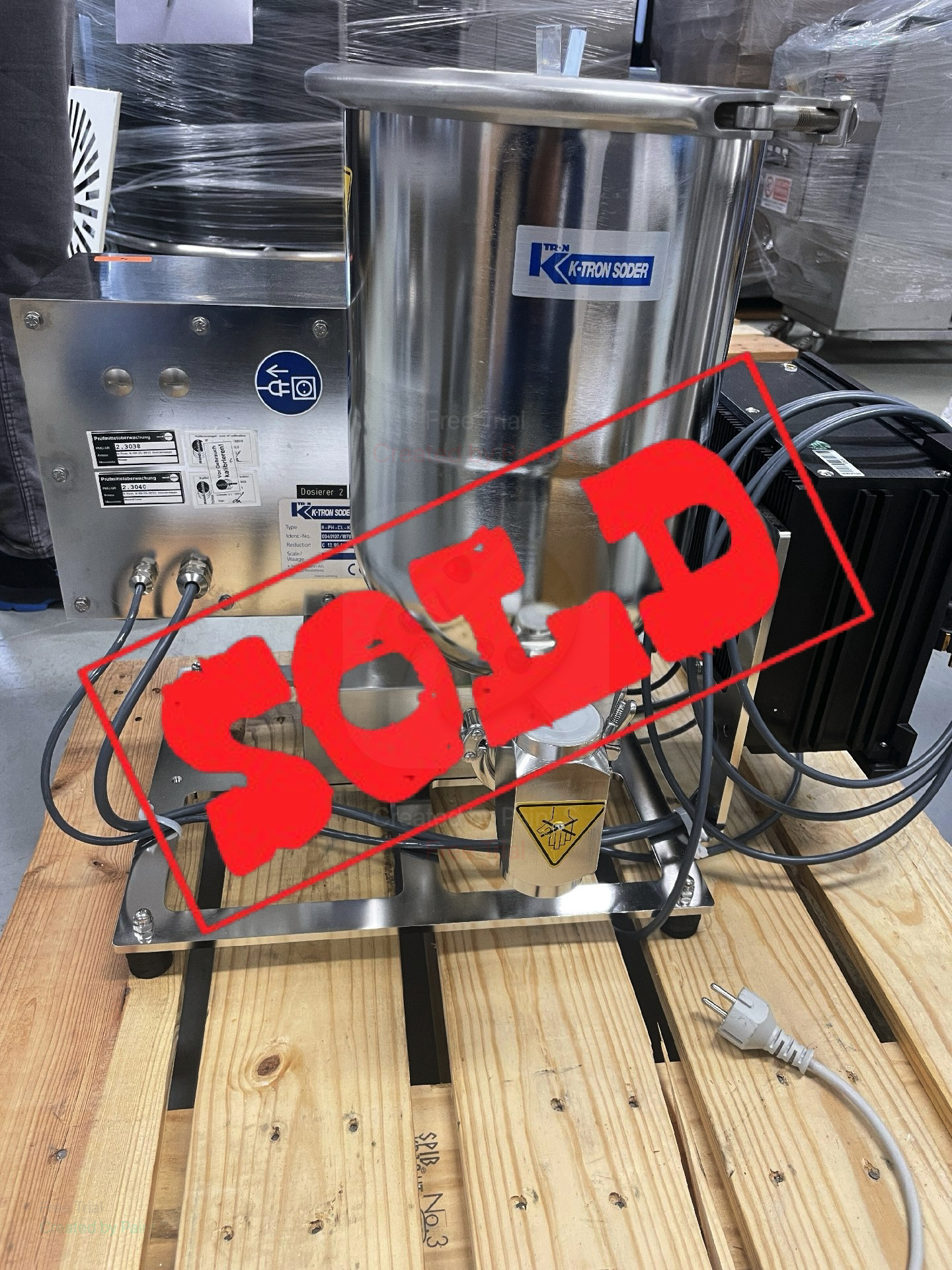 K-TRON SODER dispensador K-TRON SODER K-=PH-CL-KT20