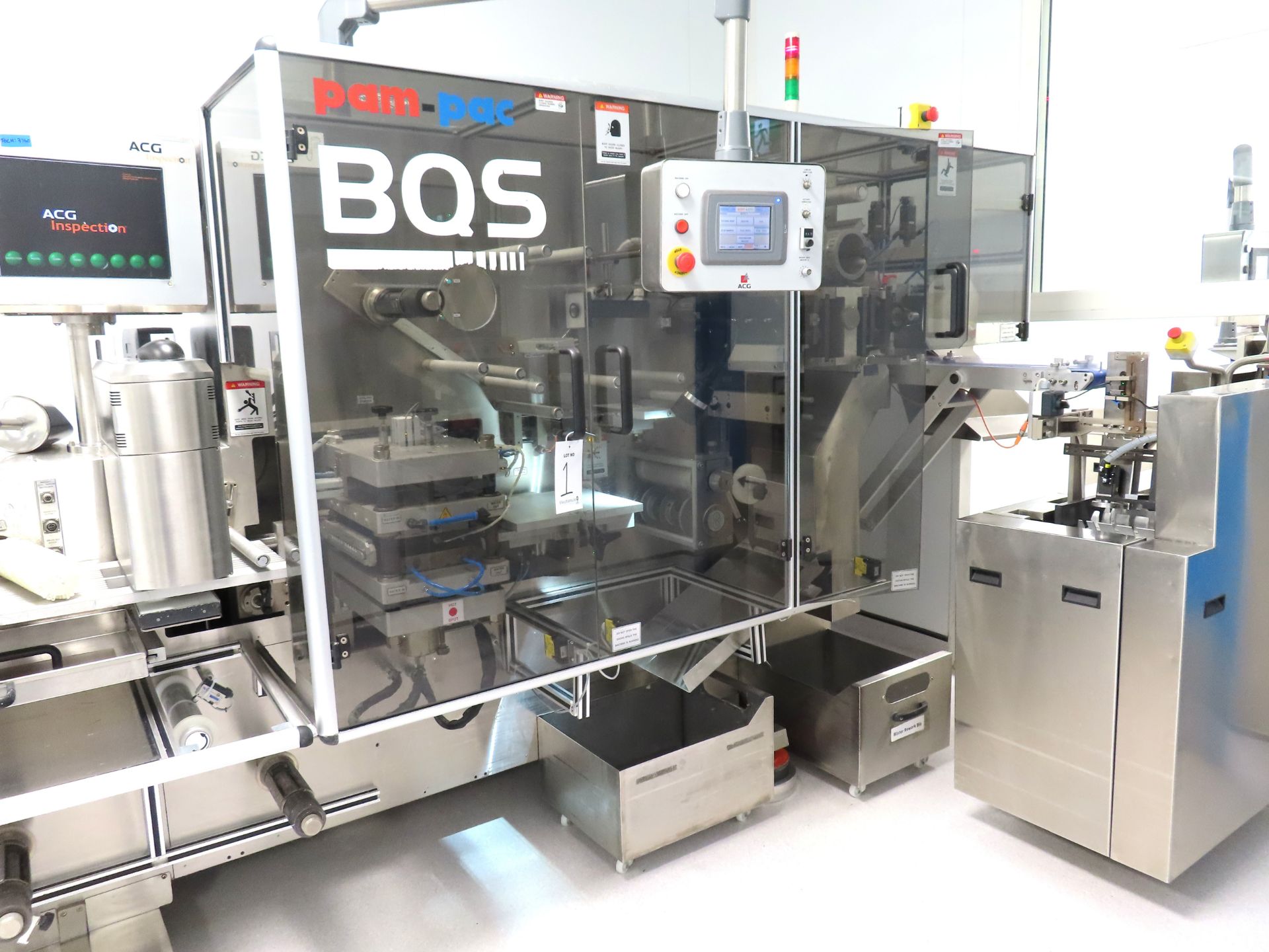 ACG  Blisteradoras ACG    PAM PAC BQS + Hi-Cart + CW 600 HAS + Pewo-Pack 250 Compact + DBM 40 +VC1380