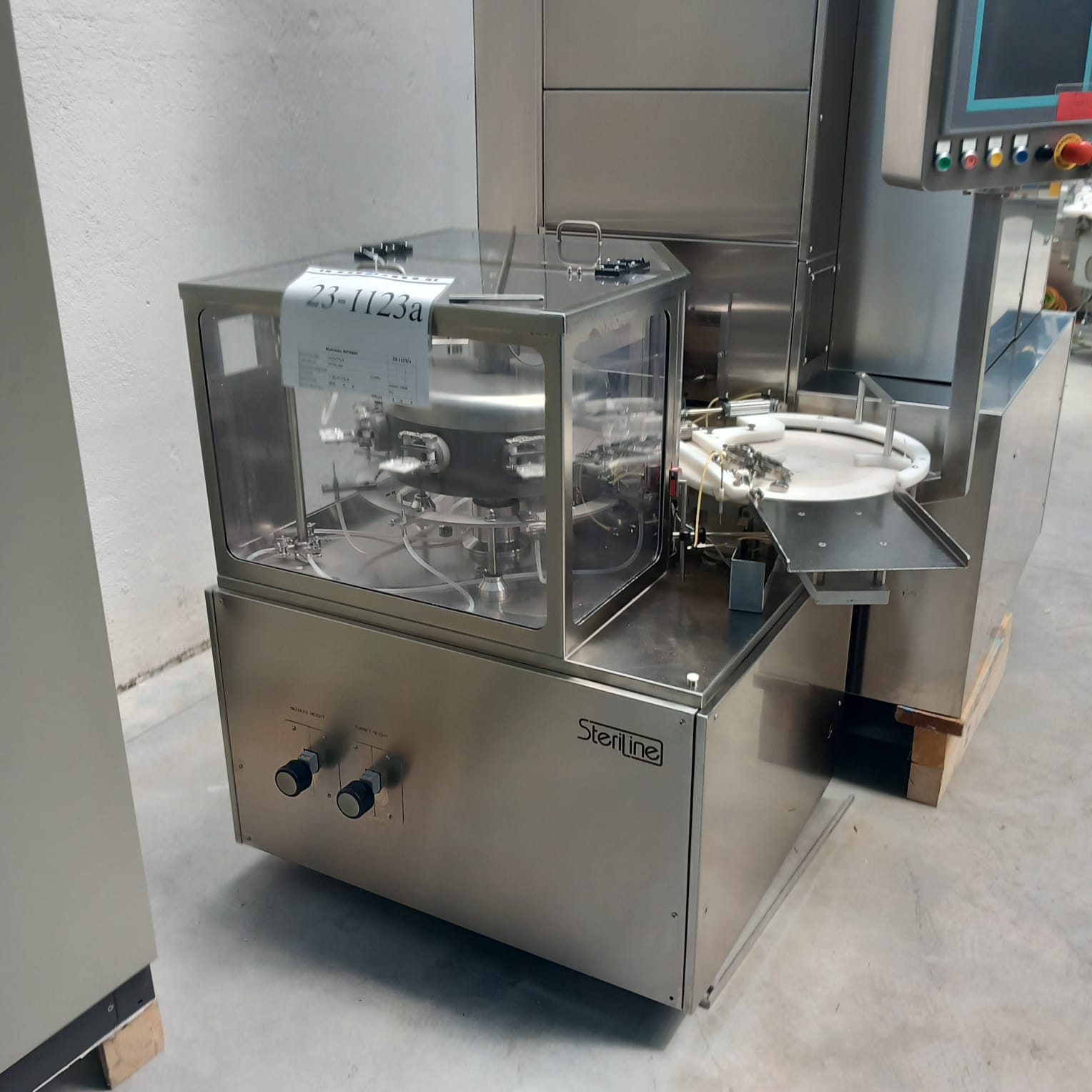 Steriline Washing Machines for Ampoules and Vials/Blowing Table for Bottles Steriline RA-V2